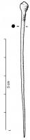 EPG-3003 - Épingle à tête globulairebronzeTPQ : -500 - TAQ : -400Epingle à tête globulaire, marquée de cannulures horizontales parallèles, de même que le sommet de la tige.