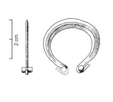 FIB-41530 - Fibule pénannulairebronzeFibule en oméga (