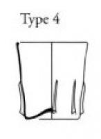 GOB-8001 - Gobelet en verre Barrera 4verreGobelet tronconique généralement pourvu de côtes moulées saillantes verticales. Type général rassemblant plusieurs sous-groupes. Hauteur variable, de 70 à 120 mm.