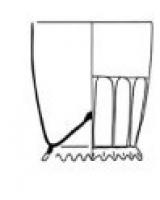 GOB-8004 - Gobelet Foy E2verreCes gobelets cylindriques ou en tronc de cône ont un pied annulaire lisse ou le plus souvent dentelé. On note un décor en relief fréquent de lignes verticales, voire de côtes plus accentuées en partie supérieure, contrairement au gobelet Barrera 4 où l'accentuation se fait en partie inférieure.