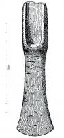 HCH-1072 - Hache à talon de type indéterminébronzeHache à talon de type inderterminé.