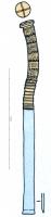 INC-4008 - Ciseau chirurgicalfer, bronzeTPQ : 1 - TAQ : 300Ciseau à tranchant étroit, destiné à la retouche des os dans une pratique chirurgicale.