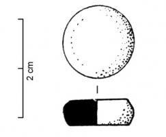 JTN-4005 - JetonosJeton de profil cylindrique, épais, paroi verticale ou légèrement arrondie, souvent un point de centrage sur une face. Epaisseur de l'ordre de 1,9 à 5,6mm.