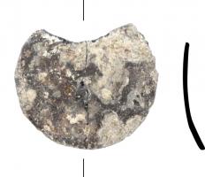 LUN-9007 - Verre de lunette circulaireverreLentille circulaire ou sub-circulaire, découpée à la meule et ajustée au grugeoir. Les sections peuvent être plane (sans correction), biconvexe (presbytie) ou concave (myopie).