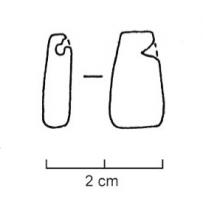 PDQ-2058 - Pendeloque trapézoÏdaleambrePendeloque de forme trapézoidale percée d'un trou permettant la suspension.