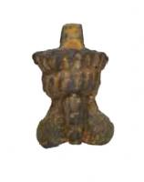 PDT-4027 - Pendant phalliquefrittePendant représentant des parties génitales masculines au repos.