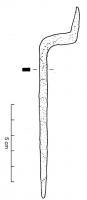 STI-4001 - StimulusferTPQ : -120 - TAQ : -10Tige de fer, effilée à chaque extrémité, et présentant deux coudes divergents à angle droit.