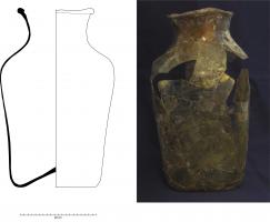 STO-9001 - Bocal ou gueulardverreGrand bocal en verre avec ouverture large (Hauteur 20-30 cm).