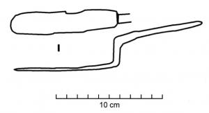 TRL-4002 - Truelle à lame étroiteferTruelle à lame étroite et bords parallèles ou légèrement convergents, pour poser ou lisser les joints.