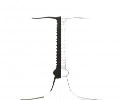 VAB-7007 - Verre à tige pleine avec filet rapporté enrouléverreVerre à boire avec une tige pleine, décorée d'un filet de verre rapporté, enroulé autour de celle-ci.