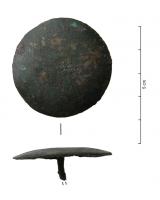 CLD-4086 - Clou décoratifbronzeClou décoratif à large tête circulaire, plate (parfois très légèrement bombée) et lisse.