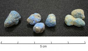NPG-3001 - Nodule de pigment bleupigmentNodule de matiere siliceuse, de couleur bleue (