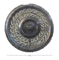 PHA-3011 - PhalèrebronzeDisque plat au centre duquel se détache un bouton ou parfois un 