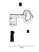 CLE-7002 - CléferClé dont l'anneau est circulaire, hémi-circulaire ou de forme ogivale. Les dents sont parallèles à la tige qui peut être pleine ou forée. 