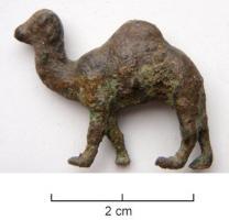 STE-4407 - Statuette zoomorphe : dromadairebronzeStatuette en ronde-bosse, figurant un dromadaire en marche.