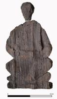 STE-4548 - Statuette : accroupiboisPersonnage sans doute divin, en position accroupie.