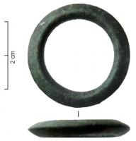 ANO-4006 - Anneau indéterminébronzeAnneau circulaire fermé de section losangique