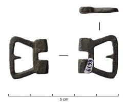 BCG-4028 - Boucle de ceinturebronzeBoucle de ceinture trapézoïdale