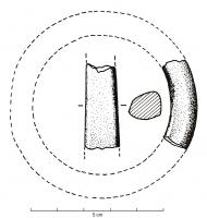 BRC-1175 - Bracelet en terre cuiteterre cuiteBracelet en terre cuite, de section ronde, arrondie ou ovale