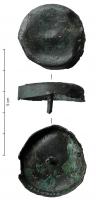 CLD-4089 - Clou décoratifbronzeTPQ : 1 - TAQ : 300Clou décoratif à tête circulaire et lisse, profil cylindrique grâce à un bord nettement retombant.