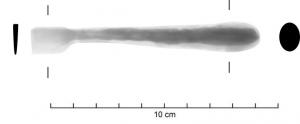 CTO-8036 - Couteau à manche plein de section ovaleferCouteau monolithe, à manche plein, de section ovale, plus large à l'extrémité proximale et cintré avant la lame.