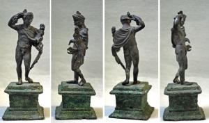 STE-4415 - Statuette : Hermès - Mercure portant Dionysos - Bacchus