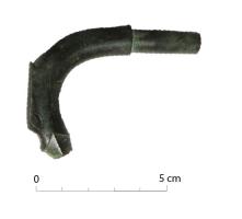 IND-9188 - Bec verseur d'aquamanilebronzeTPQ : 1100 - TAQ : 1300Bec verseur d'aquamanile à embouchure zoomorphe